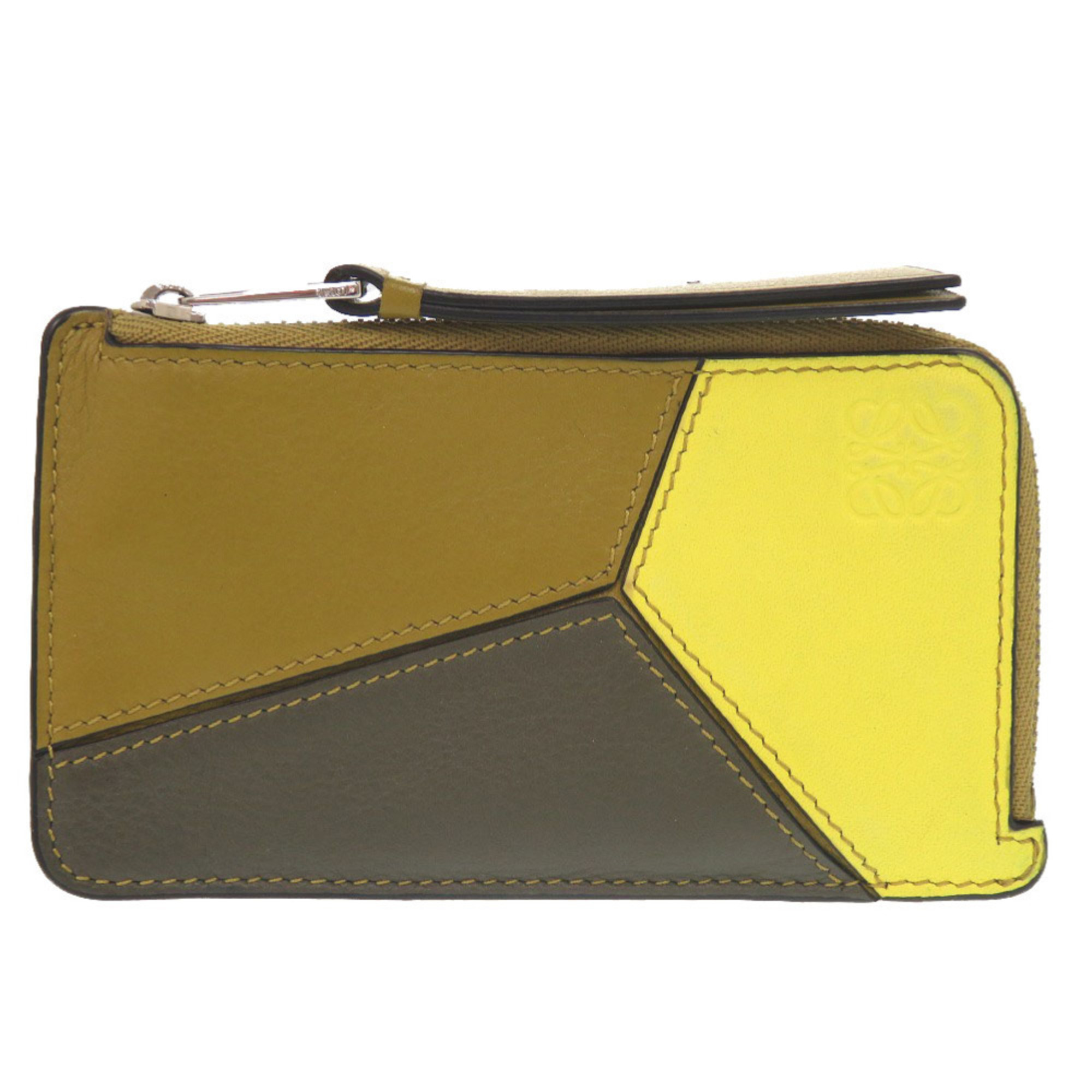 Loewe Puzzle Coin Card Holder, Leather, Multicolor, Wallet/Coin Case, Busines...